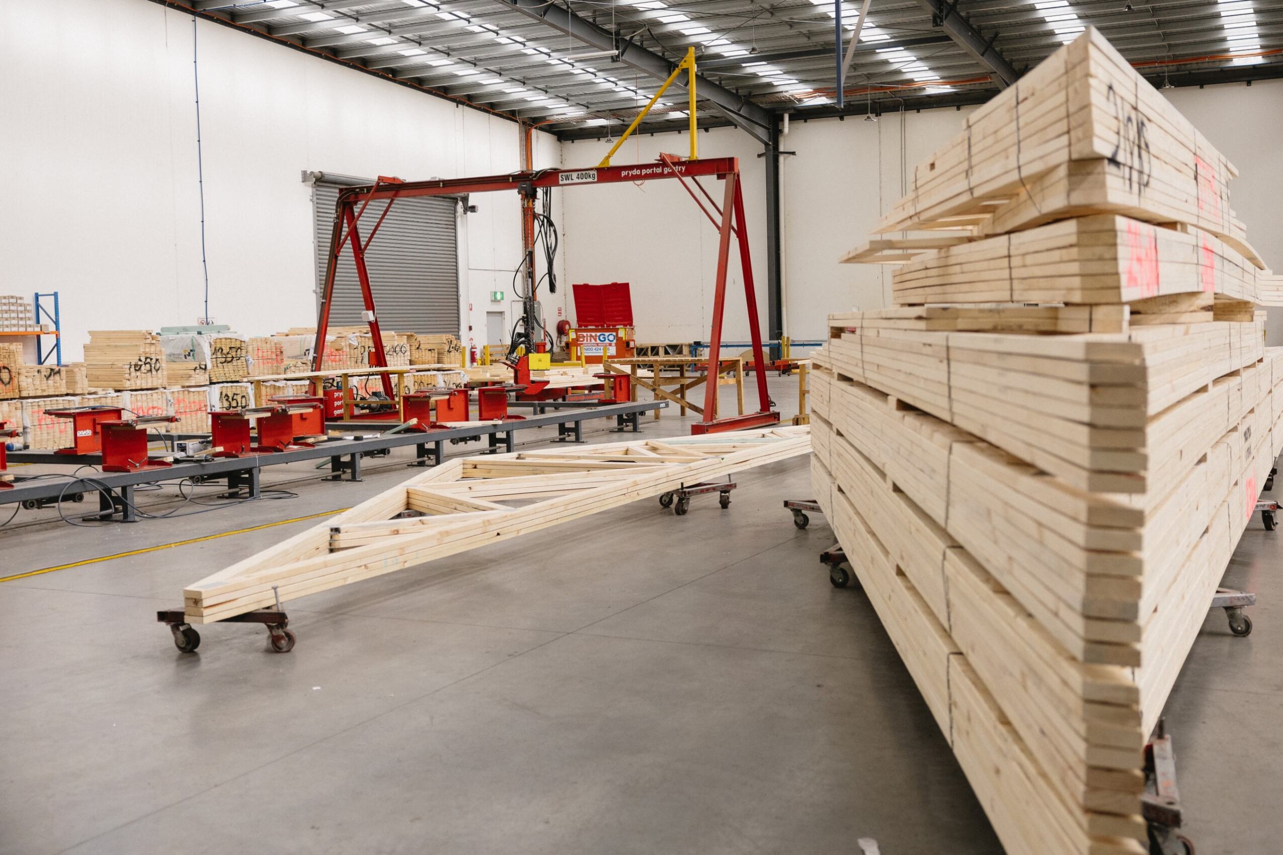 Unique Truss manufacturing facility in Craigieburn, Victoria